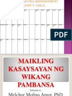 Kasaysayan NG Wika