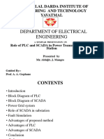 Role of PLC and SCADA in Power Transmission Control Station