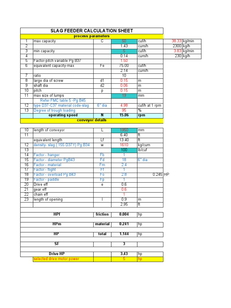 HP Calculation For 1000kg Cap Screw r2 Machines Mechanical Engineering
