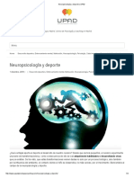 Neuropsicología y Deporte - UPAD PDF