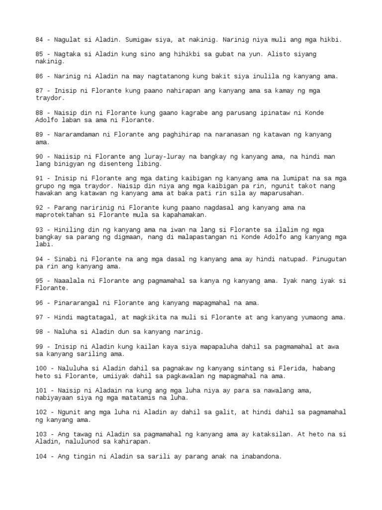 Ilang Taon Si Florante