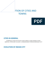 EVOLUTION OF INDIAN CITIES AND TOWNS-Detailed