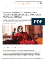 Warner recurre a un software _mágico_ en busca del éxito perdido, y ganarle a Disney _ Noticia de Negocios _ Infotechnology.com