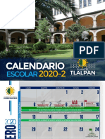 Calendario Escolar 2020 - 2