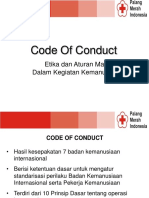 Code of Conduct dalam Kemanusiaan