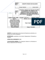 Concepto técnico de infraestructura en la cuenca del río Sangoyaco