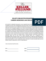 NY - Seller's Obligation Regarding Carbon Monoxide Law Disclosure (1)