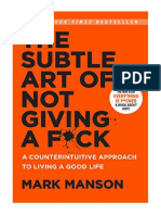 PDF The Subtle Art of Not Giving A F C K by Mark Manson PDF