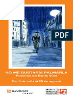 NO ME GUSTARÍA PALMARLA. Poemas de Boris Vian PDF