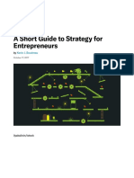 A Short Guide to Strategy for Entrepreneurs