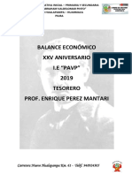 Balance Por Aniversario 2019 Quedo PDF