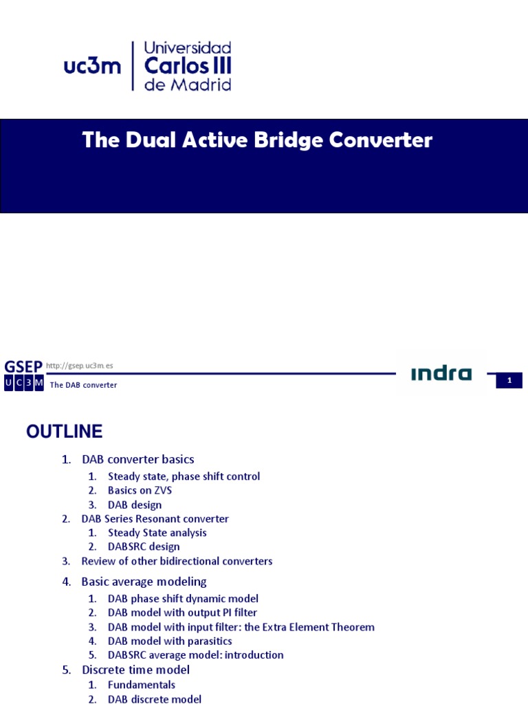 DAB Converter Design and Analysis | PDF | Electrical Equipment ...