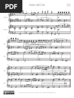 Astro Del Ciel GC Pianoforte 4 Mani PDF