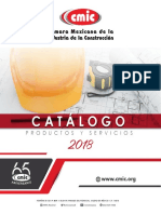 Catálogo de Productos y Servicios CMIC 2018