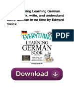 The Everything Learning German Book Speak Write and Understand Basic German in No Time by Edward20190908 44072 If6b6c PDF