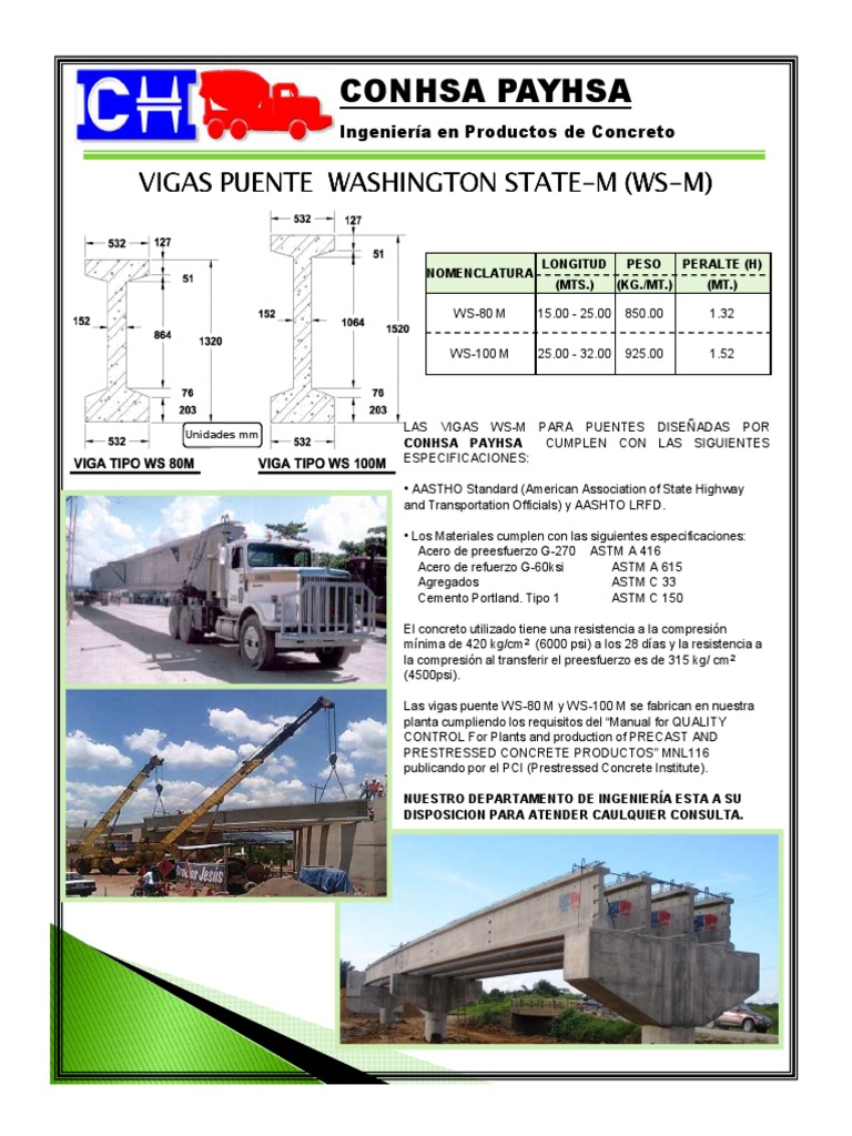 Vigas-Puente CONSHA PAYSHA PDF | PDF | Tecnología