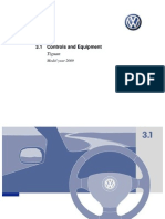 Tiguan 10 2007 Controls and Equipment Rtf