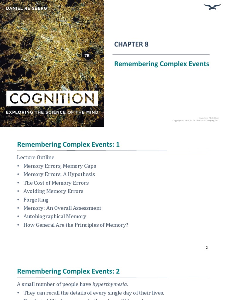 Memory Errors and Schemata in Recall | PDF | Memory | Recall (Memory)