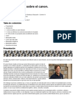Clase 10. Notas Sobre El Canon - PDF