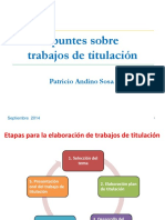 Apuntes Trabajos de Titulación PDF