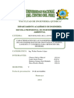 Caracterización de nanoesferas de crustáceos para biodiesel