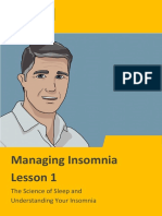 Managing Insomnia Lesson 1