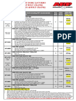 Arp & 4G63T Specs