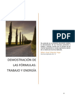 5.-Demostración de fórmulas Trabajo y energía