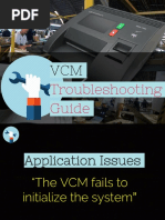 VCM - Troubleshooting - Tot2019