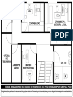 Plano del Colegio de Ingenieros de Puno