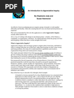 An Introduction to Appreciative Inquiry