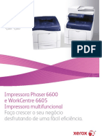 Folheto Xerox Phaser 6600 e Xerox WorkCentre 6605