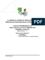 3a-Tahap Pembimbingan (Pelaksanaan Dan Observasi Pembelajaran) - Bulan Ke 2-9