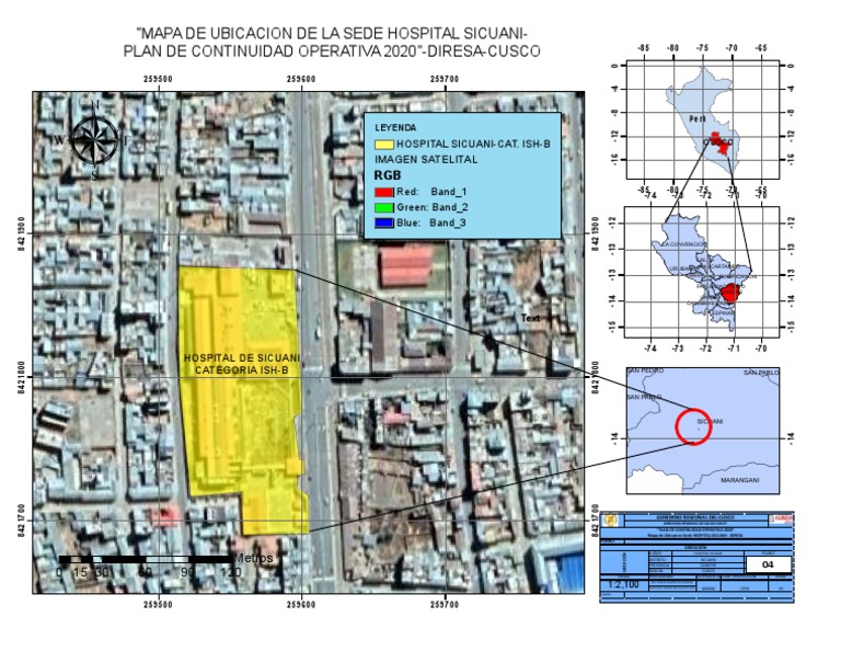 Mapa Hospital Sicuani Ejemplo | Descargar gratis PDF | Business
