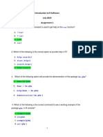 NPTEL R Programming Assignments2019 PDF