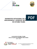 Diagnóstico Situacional de La Infancia, Adolescencia y Juventud en El Municipio