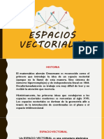 Espacios Vectoriales