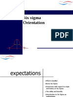 4367 Six Sigma Orientation