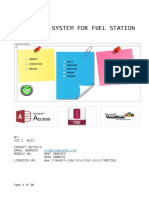 Database System For Fuel Station