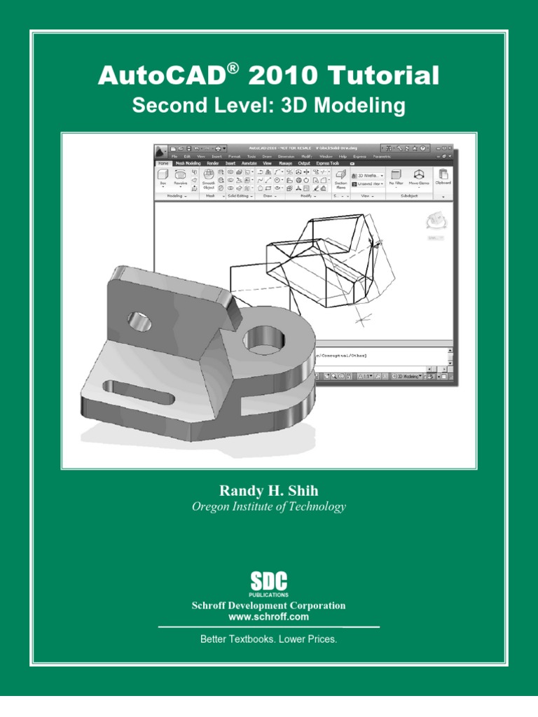 Tutorial AutoCAD 2010 - 3D Modeling | PDF | 3 D Computer Graphics | 3 D ...