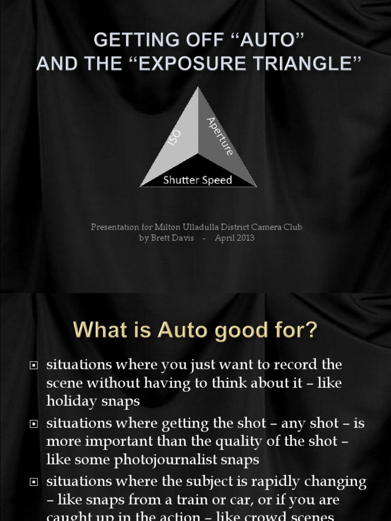 Aperture Shutter Speed ISO Explanations PDF | PDF | Shutter Speed ...