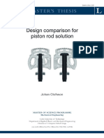 Design comparison for piston rod solution - PDF Free Download