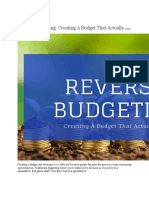 Reverse Budgeting