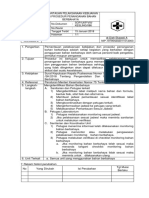 8.5.2.3 SOP PEMANTAUAN PELAKSANAAN KEBIJAKAN DAN PROSEDUR PENANGANAN BAHAN BERBAHAYA (Kurang Daftar Tilik)