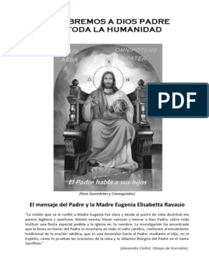 Consagración A DIOS PADRE | PDF | Divinidad (disciplina académica) | Amor