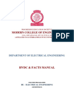 HVDC  FACTS Lab Manual