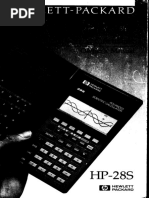 HP-28S Owner's Manual