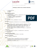 Estructura Reporte Final