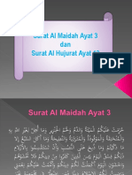 Al Maidah Dan Al Hujurat@