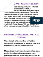 MAGNETIC PARTICLE TESTING